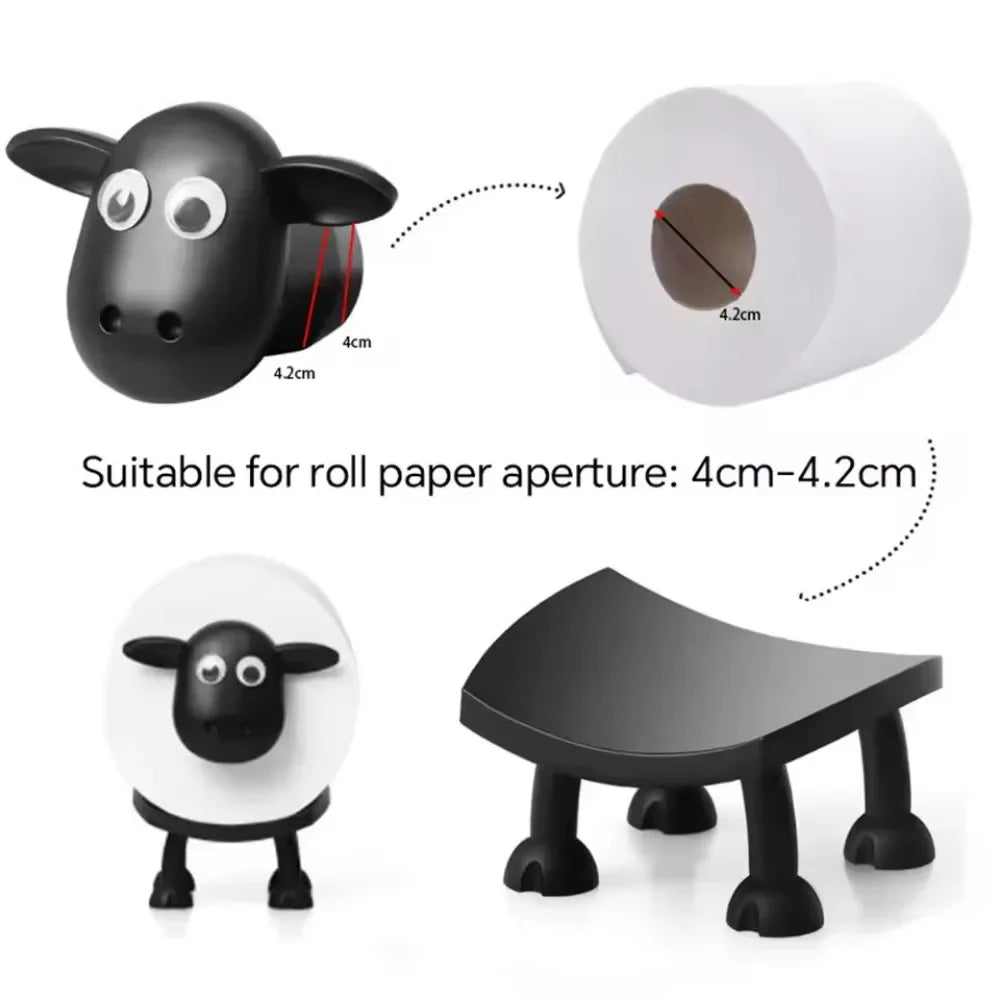 Sheep Toilet Paper Holder, Funny toilet paper holder