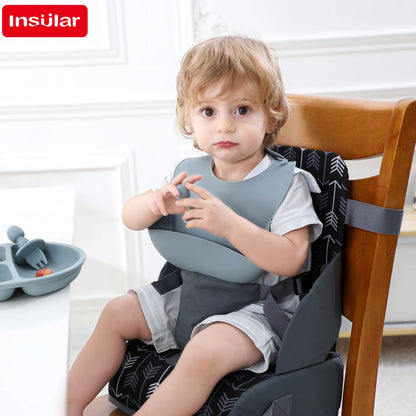 Toddler Height Cushion seat, Baby Dining Chair Height Cushion, portable