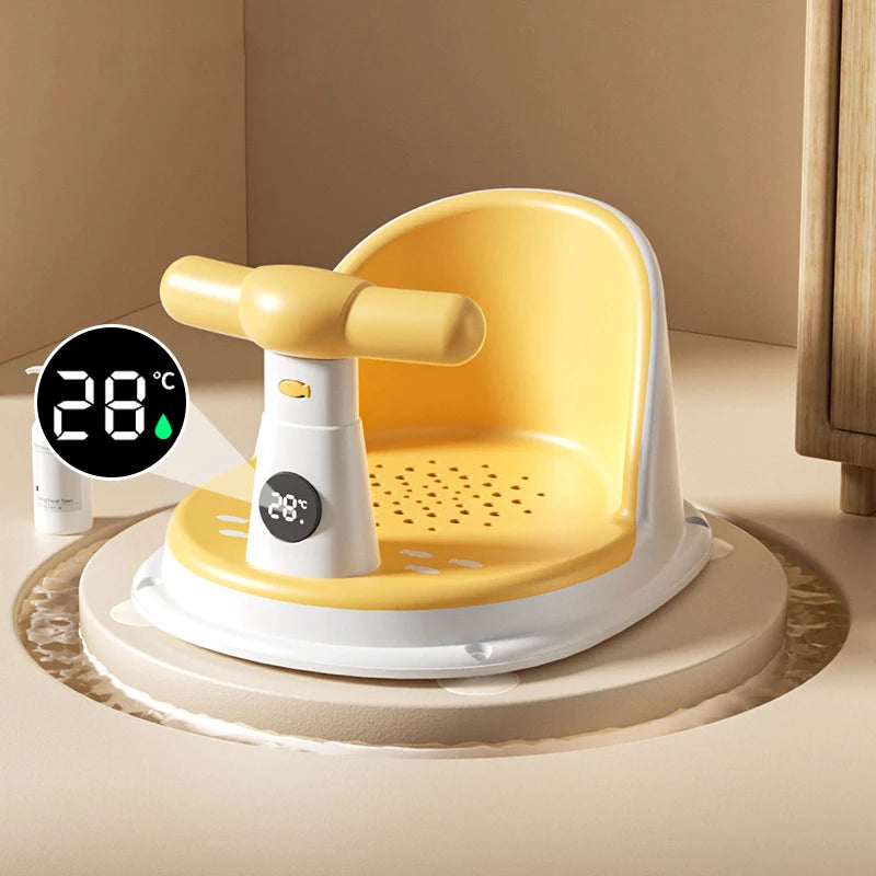 Baby Bathtub Seat, With Temperature Sensor
