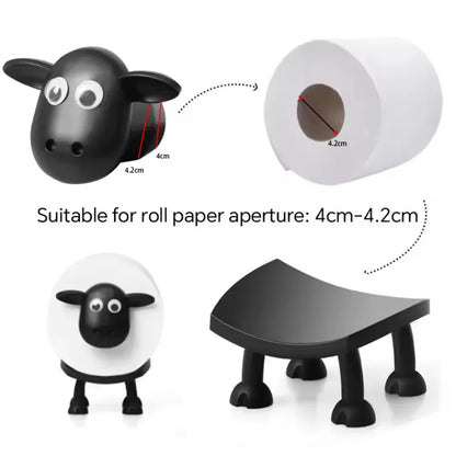 Sheep Toilet Paper Holder, Funny toilet paper holder