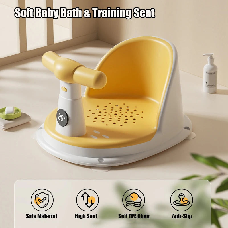 Baby Bathtub Seat, With Temperature Sensor